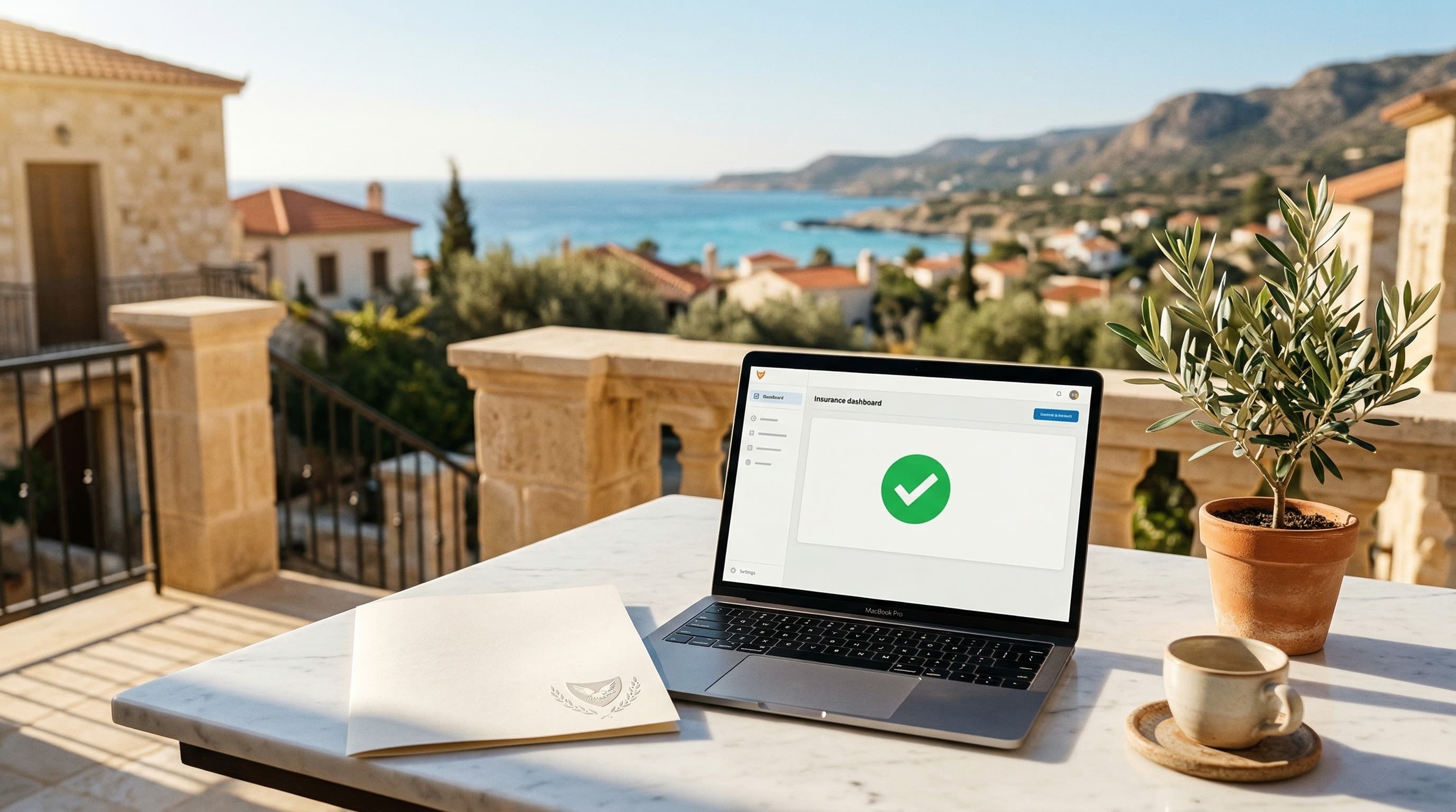 Πιστοποιητικό ιατρικής ασφάλισης μετανάστευσης Κύπρος — Plan A, μεσογειακό τοπίο