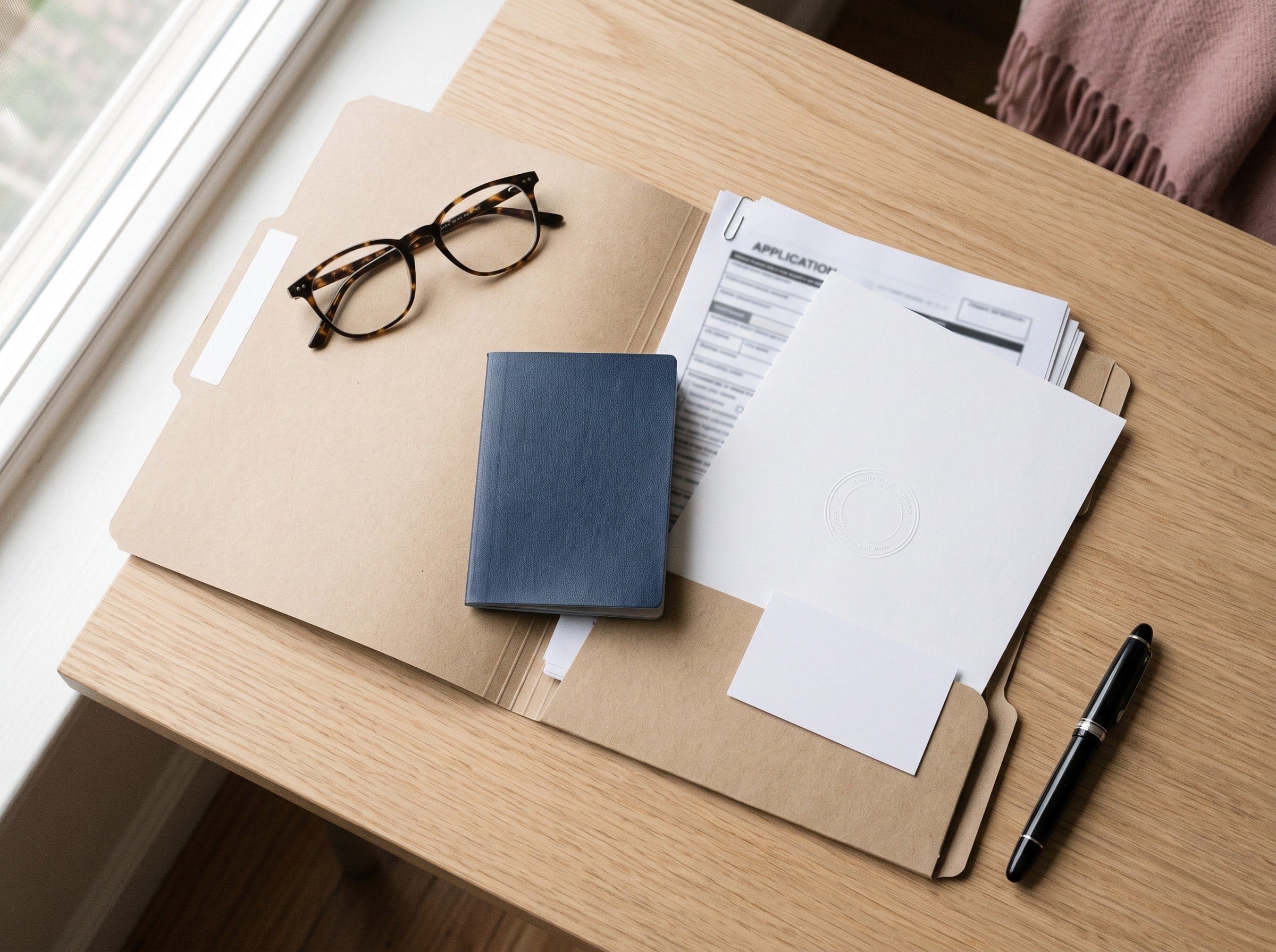 Passport, application forms and certified documents required for a Cyprus Pink Slip application