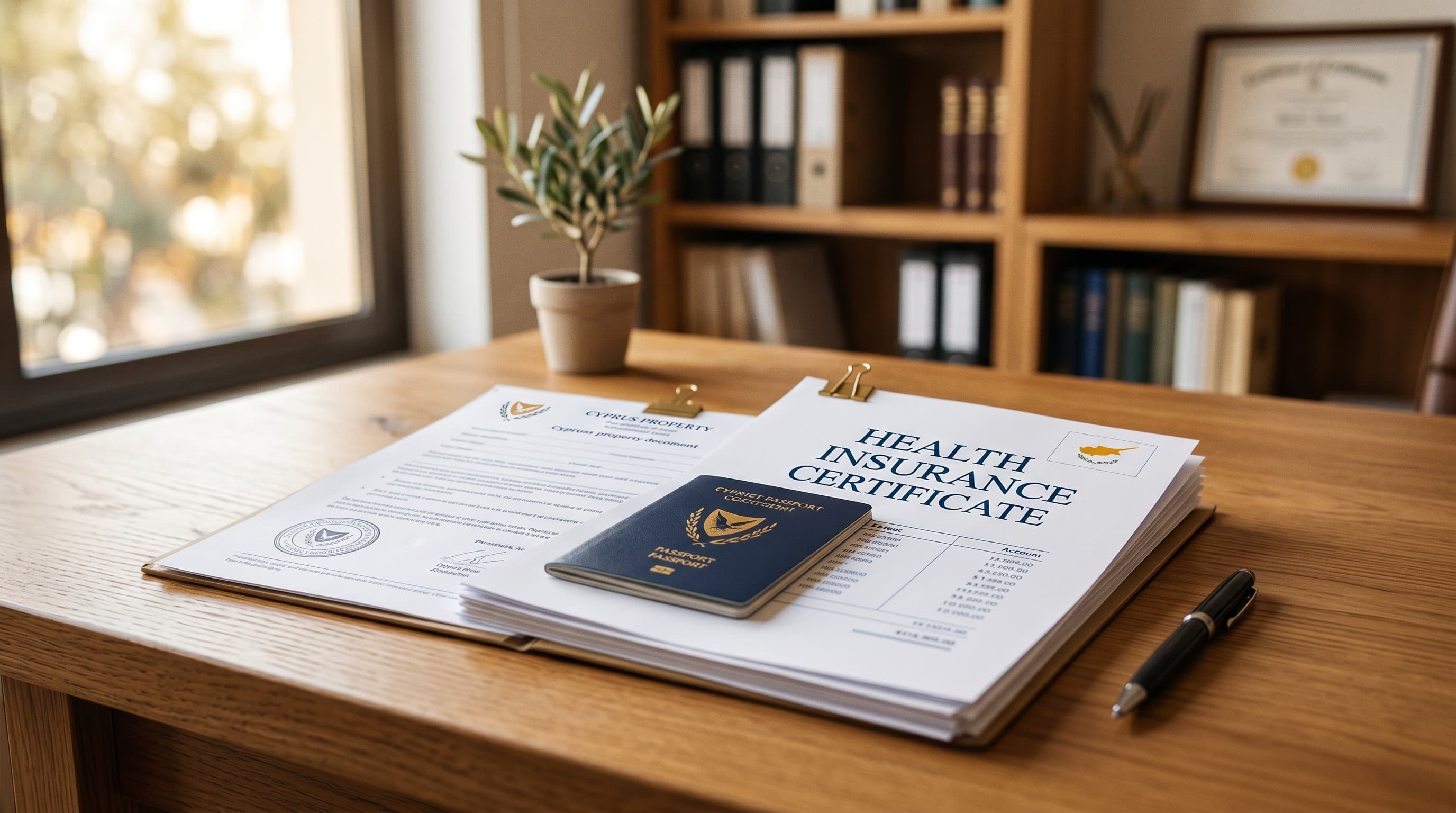 Category F Health Insurance Cyprus, Permanent Residence Form M.67 packet